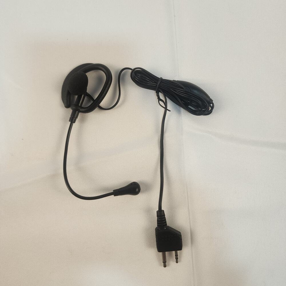 Earbud Earpiece with Dual Pin Aviation Connector for Radio Communication
